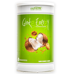 BATIDO GINKG ENERGY  Sabor coco & cookies 600 gramos